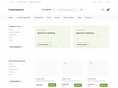 Adaptive markup for an online grocery store