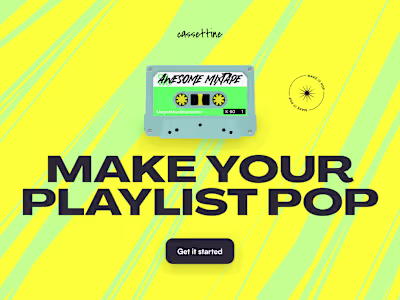 Cassettine - Make your Playlist Pop