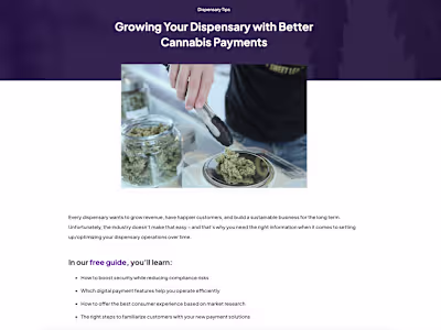Dispensary Operations Optimization Guide