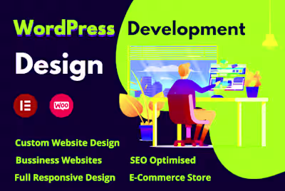 I will design a construction website, hvac wordpress handyman w…