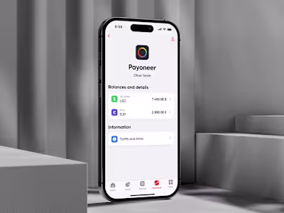 Payoneer Payments in PUMB－Banking App