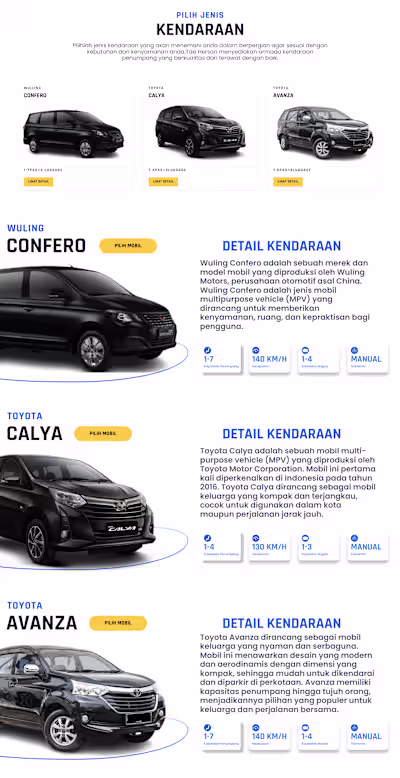 The Mobile Web for Herson Taxi, a Transportation Service company