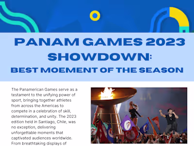 Santiago Showdown: Best of the Pan American Games 2023