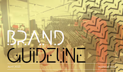 Brand identity & guideline: House of Mika