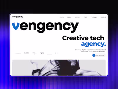 End-to-end design and development for agency.
