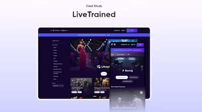 LiveTrained Web&Mobile App