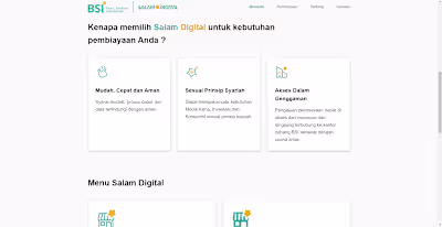 Financial Support Web for SMEs (Salam Digital)