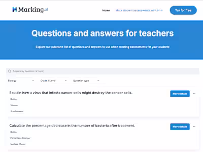 App using programmatic SEO to acquire users for AI EdTech app