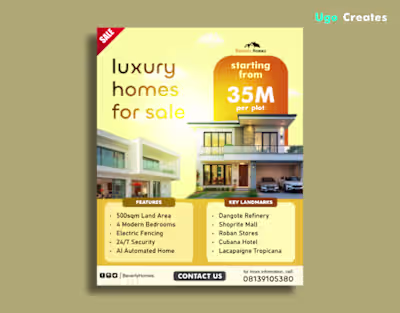 Service Flyer Design For Beverly Homes