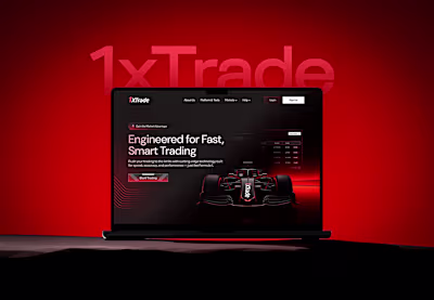1xTrade | F1 Themed Trading Web UI