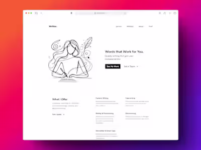 Writter - Crafting Stories and Content with Purpose