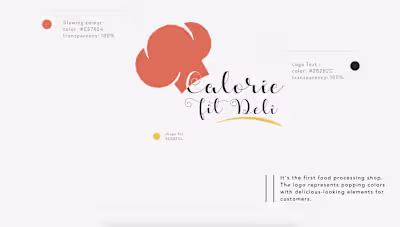 Logo Work of food Industry.