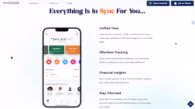 Elevating User Experience: Moniger Mobile App & Website