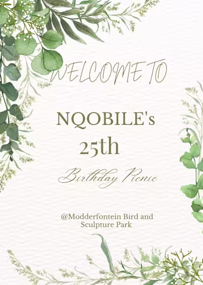 Birthday invitation
