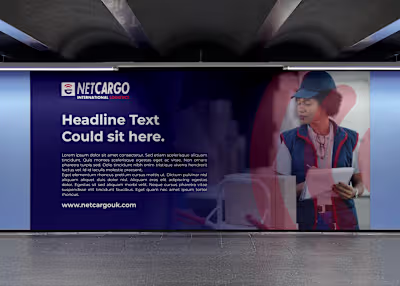 BRAND IDENTITY FOR NETCARGO INTERNATIONAL LOGISTICS UK