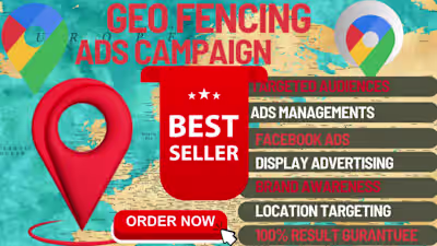 I will setup geofencing ads, audience targeting, geotargeting, …