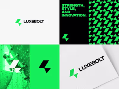 Luxebolt — Visual Identity for High-Performance Innovation