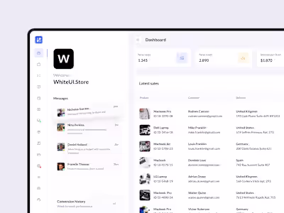 BetaCRM UI kit for SaaS apps. A UI design case study.