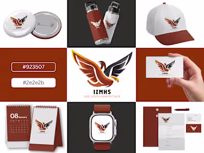Modern Logo Design (IZHMS Development Hub)