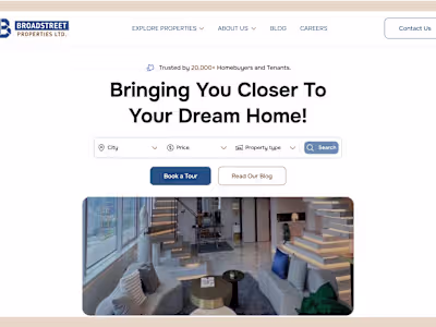 Broadstreet Landing Page | Framer Design & Development