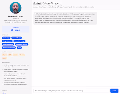 An experiment I am working on at the moment: Framer with Sup...