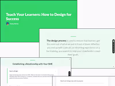 Microlearning for Short Sessions