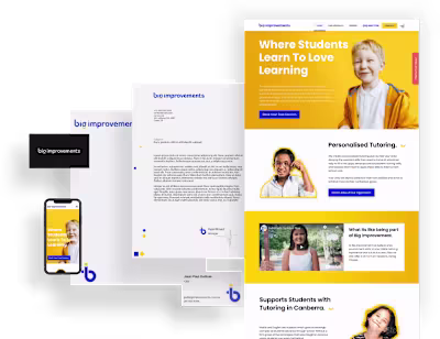 Big improvements Tutoring - Rebrand