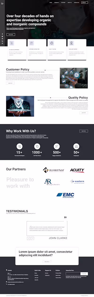 Pharmaceutical Website
