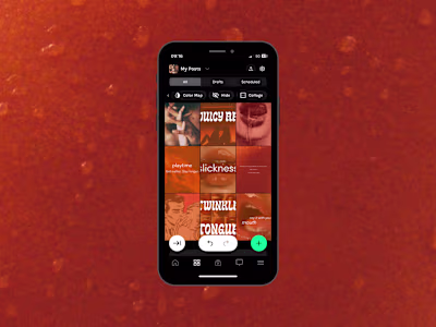 Visual Direction for Twinkle Tongue — Branded Feed Concept