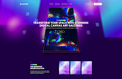 Blackdove - Website Design