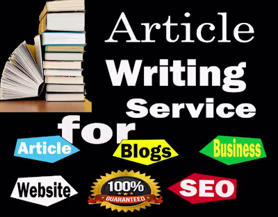 do 500x5 word article writing and seo blog post or content writ…