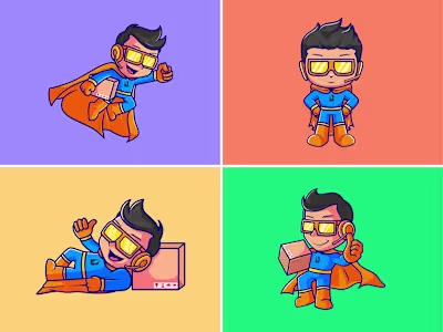 Super Boxman dor Business :: Behance
