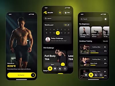 Smart Workout & Fitness Mobile