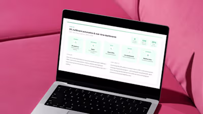 3PL Fulfillment Automation and Dashboard Revamp