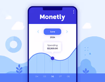 Monetly - Finance App | UI, Illustration, Presentation :: Behan…
