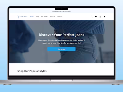 FitVogue (E-Commerce Site)