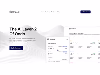 OndoAI – Innovative AI Solutions Website