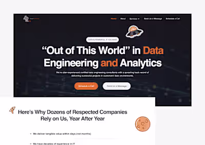 Out of this World Website for 42Co