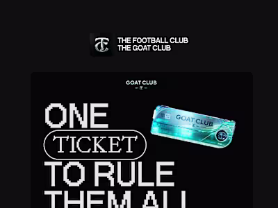 Landing page - The GOAT CLUB