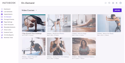 Instabook - Booking system with Bubble.io