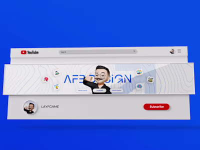 Youtube Banner and Profile Picture Design