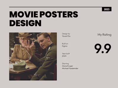 Movie Posters | Graphic Design
