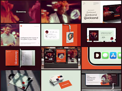 Bloomrecep - Brand Revamp /  Interactive framer build