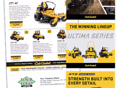 Cub Cadet Mailers and Ads