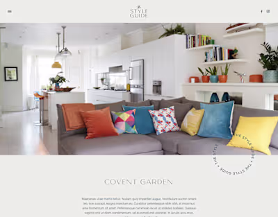 The Style Guide - Website Design