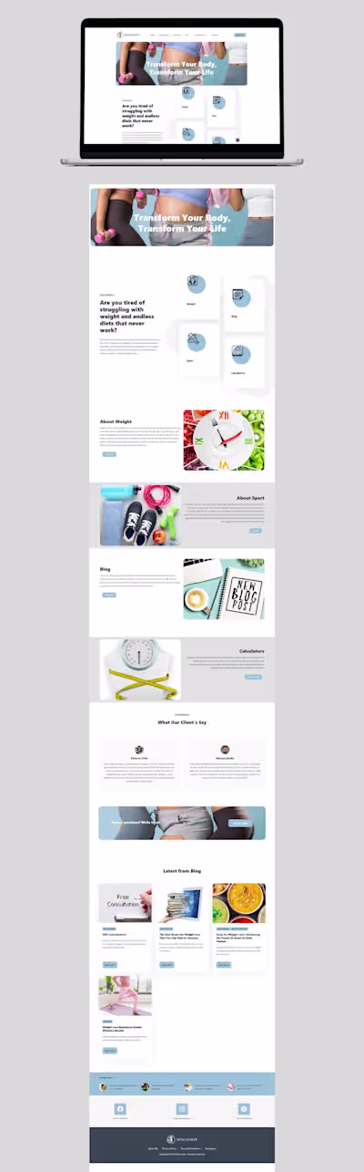 Creating WordPress Website & Filling it with Content