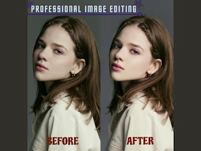 I will do professional image editing and upscale image quality
