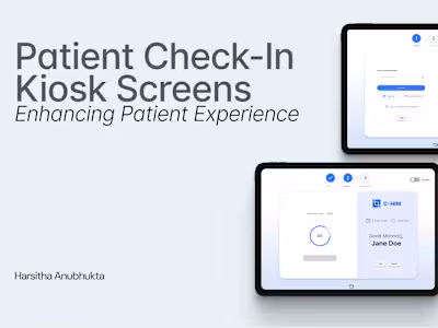 Patient Sign-in Kiosk