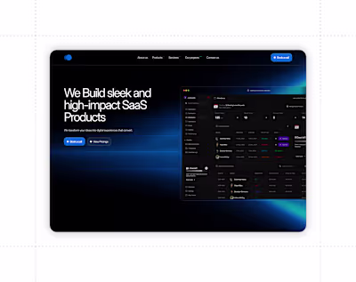 I design clean SaaS websites and products, Hire me 🚀