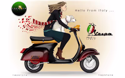 Vespa - Hello From Italy